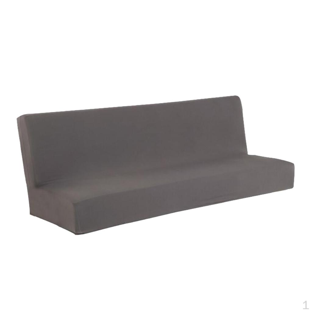

Solid Allinclusive Sofa Cover Seater Dustproof Stretch Slipcover Gray