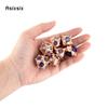 7 Pcs Copper Blue Meteor Hammer Metal Dice Solid Metal Polyhedral Dice Set Suitable for Role-Playing RPG  Board Game Card Game