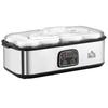 Joghurtbereiter, Griechischer Joghurtbereiter mit Deckel, 8 BPA-freie Glas-Innenbehälter à 180 ml, Joghurtbereiter mit LCD-Display-Timer