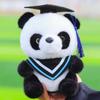 Stuffed Graduate Plush Dolls Panda Graduation Panda Plush Toy  Students Gift