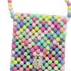 Women Shoulder Bag Purse Unique Chic Gift Practical Casual Crossbody Beaded Chain Pouch for