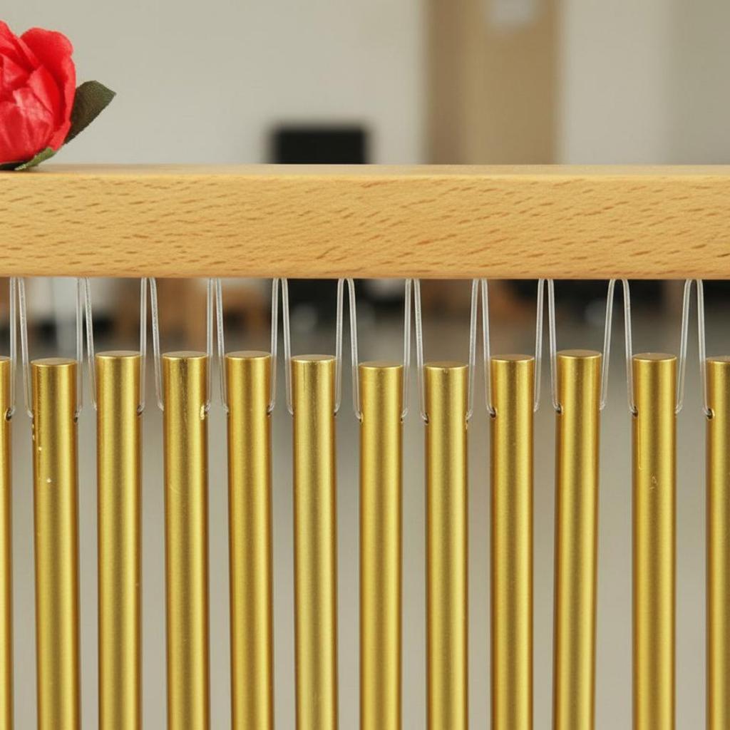 36 Tone Bar Chimes Long-Lasting Hanging Cords 36-Bar Tone Bar Set Percussion Chimes with Stand Rust-Resistant Tone Bar Tree Set