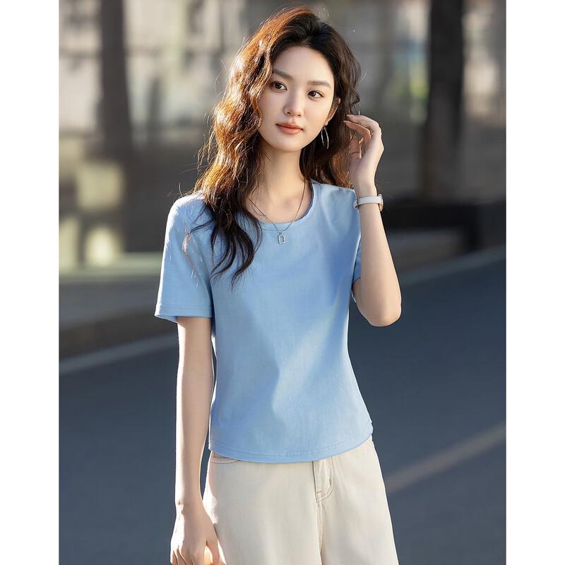 Demana 180G Sorona Letní bavlněné tričko s krátkým rukávem