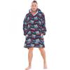 Gamer Childrens/Kids Eat Sleep Game Repeat Fleece Oversized Hoodie Blanket