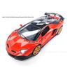 1:32 Alloy Lamborghini Sports Car - 15cm Pull-Back Toy with Openable Doors for Collection and Display