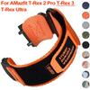Nylon Schlaufenband für Huami Amazfit T-rex 2 3 Ultra Uhrenarmband für Amazfit Trex Pro T Rex Tyrannosaurus Smartwatch Sport Armband