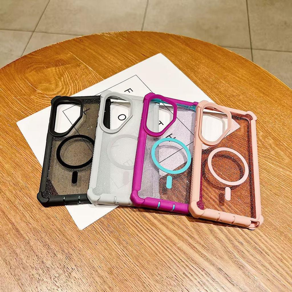 Glitter Magnetic Anti-Drop Case for Samsung S24/S25/S26 Ultra