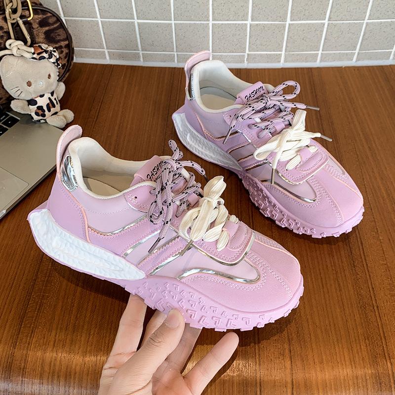 2025 Spring New Breathable Sports Forrest Gump Shoes Lace-up Comfortable and Versatile Fashion Casual German Training Shoes Shallow Mouth Board Sh