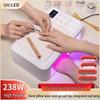 Hochleistungs-Schnelltrocknende LED-Nagellampe: Rotes Licht, Tragbar & Nicht-Schwarzwerdend zum Aushärten von Gel-Nagellack