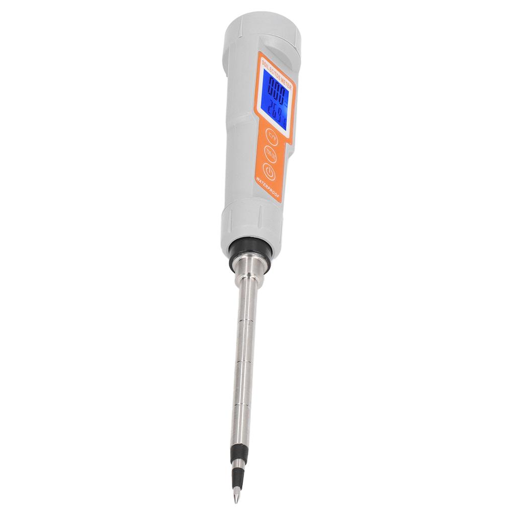 Soil EC Meter Temperature Tester TDS Sensor LED Display Tool for Horticulture Planting
