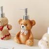 Christmas Ceramic Lotion Bottle Cute Bear Ornament Bathroom Shampoo Body Wash Makeup Remover Storage Bottle Bathroom Accessories