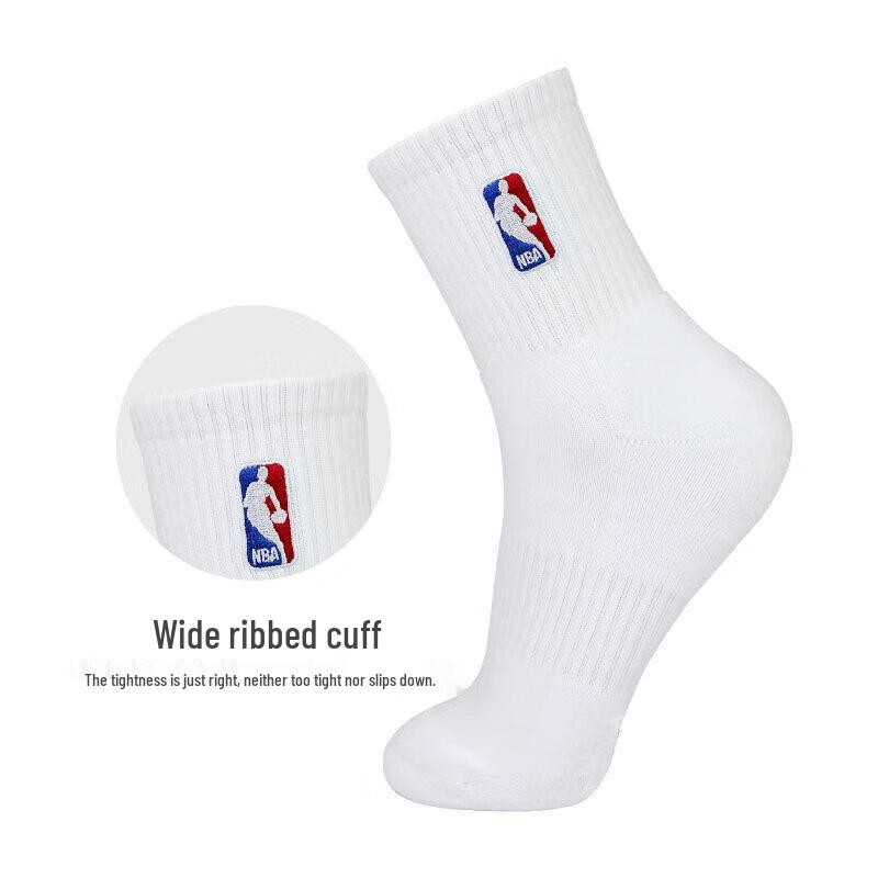 NBA Herren Mittellange Verdickte Sportsocken