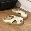 Platform Mary Jane Shoes Women's 2025 Summer New Outwear Fashion Versatile Casual Soft Bottom Non-slip Baotou Slippers