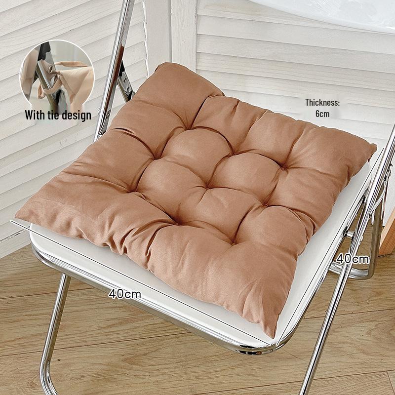 Soft Fluffy Seat Cushion for Dorm, Home & Office - Thickened, Non-Slip, Back & Waist Support