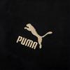 Puma Bestickter Logo-Hoodie Damen-Hoodies Schwarz 627269-01