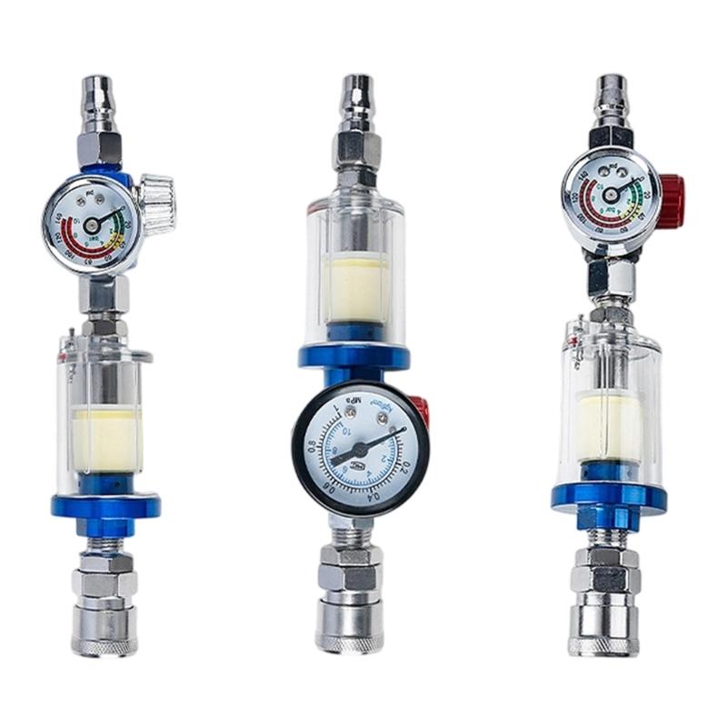 Automotive Painting Accessory Plastic Filter Air Oil Water Separator With Regulator Fit Multiple Sprayer Model