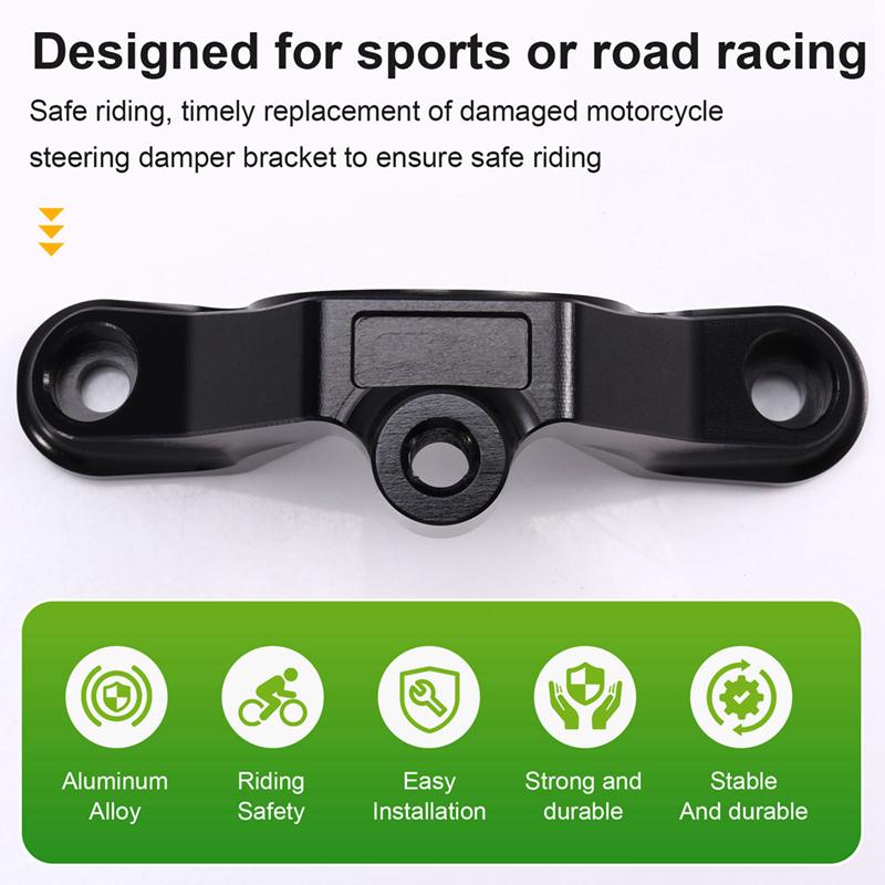 Motorcycle Steering Damper Holder Kit Stabilizer Mounting Bracket For Kawasaki Ninja ZX-6R ZX 6R 636 ZX6R 2013-2025