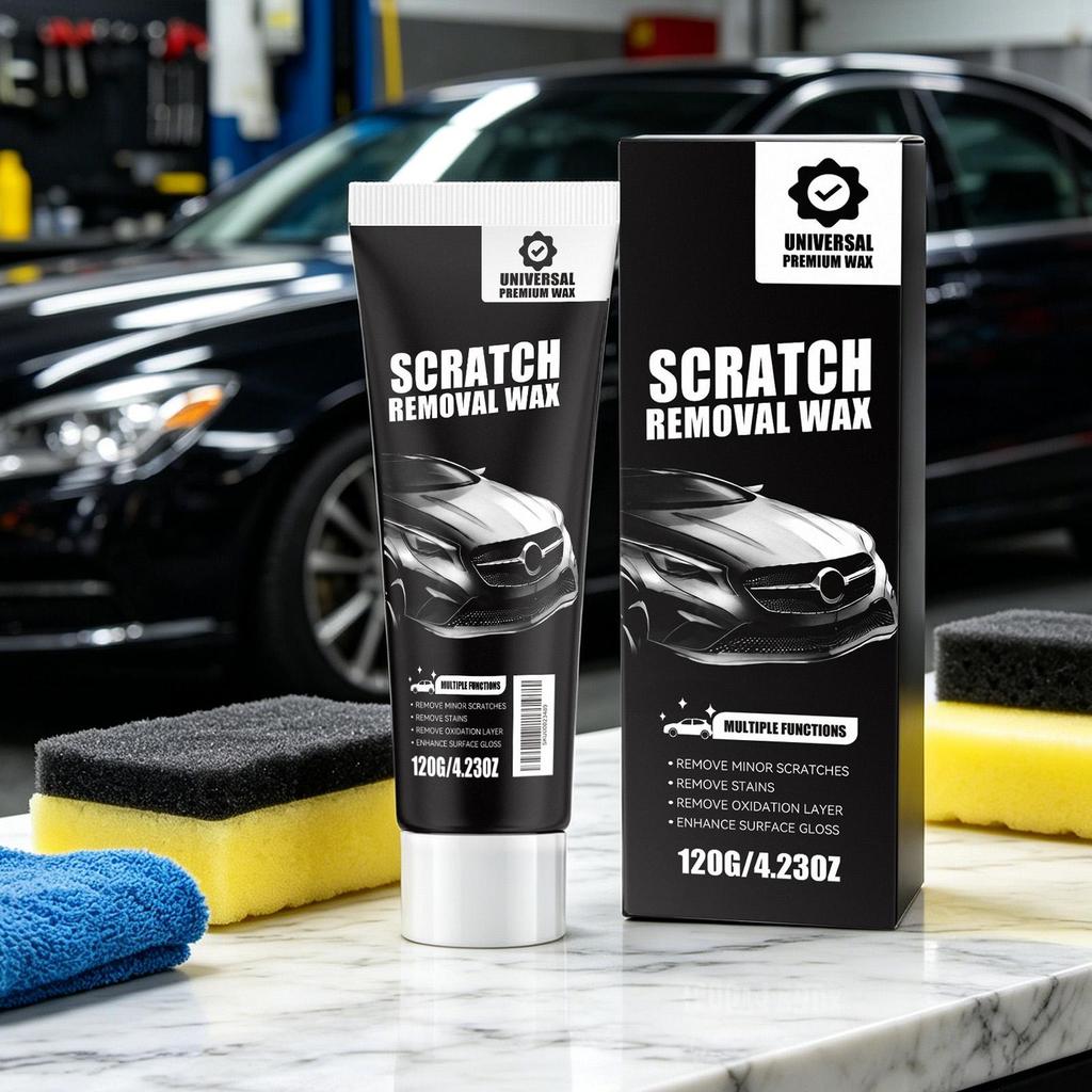 Car Scratches Remover 120g Multi-Purpose Quick Cleaner Car Scratch Eraser for Buffing Detailing Vehicle Motorcycle Auto Outdoor