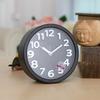 Student Creative Clock Hour Round Three-dimensional Word Alarm Clock Is Still Simple Alarm Clock Bedroom Ornament Clock for Desk Clock