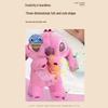 Cross-border Breathing Bear & Otter Stitch: Two-color Sound & Light Plush Animal Doll for Kids