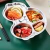 304 Stainless Steel Food Plate Animal Shape Cafeteria Plate Cartoon Tableware  Kindergarten School