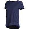 Adidas FreeLift Chill Lifestyle Series Pullover Round Neck Short Sleeve T-Shirt Women T-Shirt Blue CF4437
