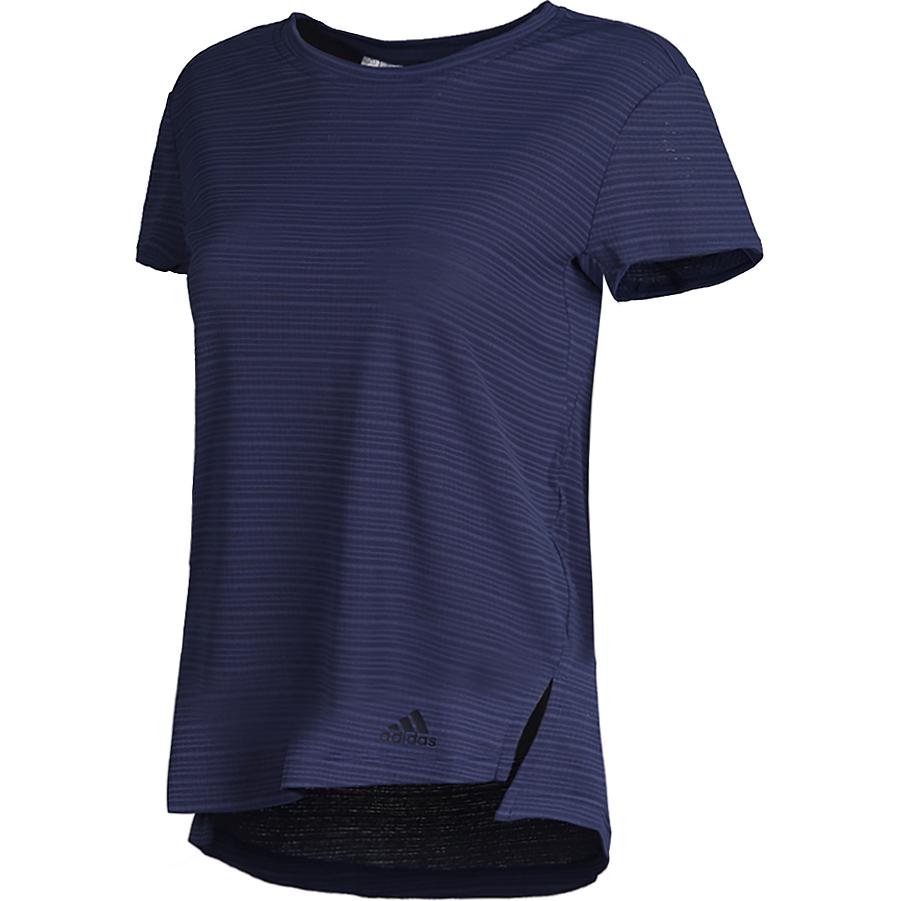 Adidas FreeLift Chill Lifestyle Series Pullover Round Neck Short Sleeve T-Shirt Women T-Shirt Blue CF4437