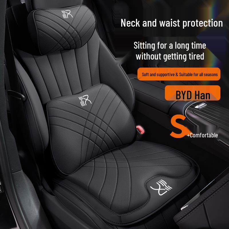 BYD Han DMI Sport Headrest Neck Pillow for EVs (2020-2025) - Universal All-Season Car Seat Protector