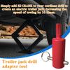 Crank Trailer Drill Adapter Tool For 1′ Handle Studs, 10x Faster Trailers Crank Handle For Timpte