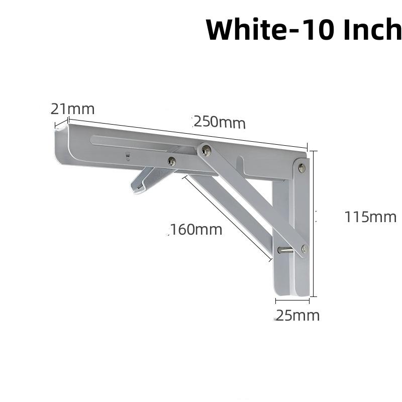 2/1Pcs Multiple Sizes Triangle Folding Angle Bracket Heavy Support Adjustable Wall Shelves Mounted Table Shelves Home Hardware