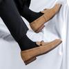 Men'S British Breathable Hair Stylist New British Style Beanie Shoes Fringed Leather Shoes 24262-R