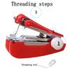 Portable Mini Manual Sewing Machine Pocket Outdoor Tourism Handheld Household Easy Multifunctional Threading Tools Color TMZ