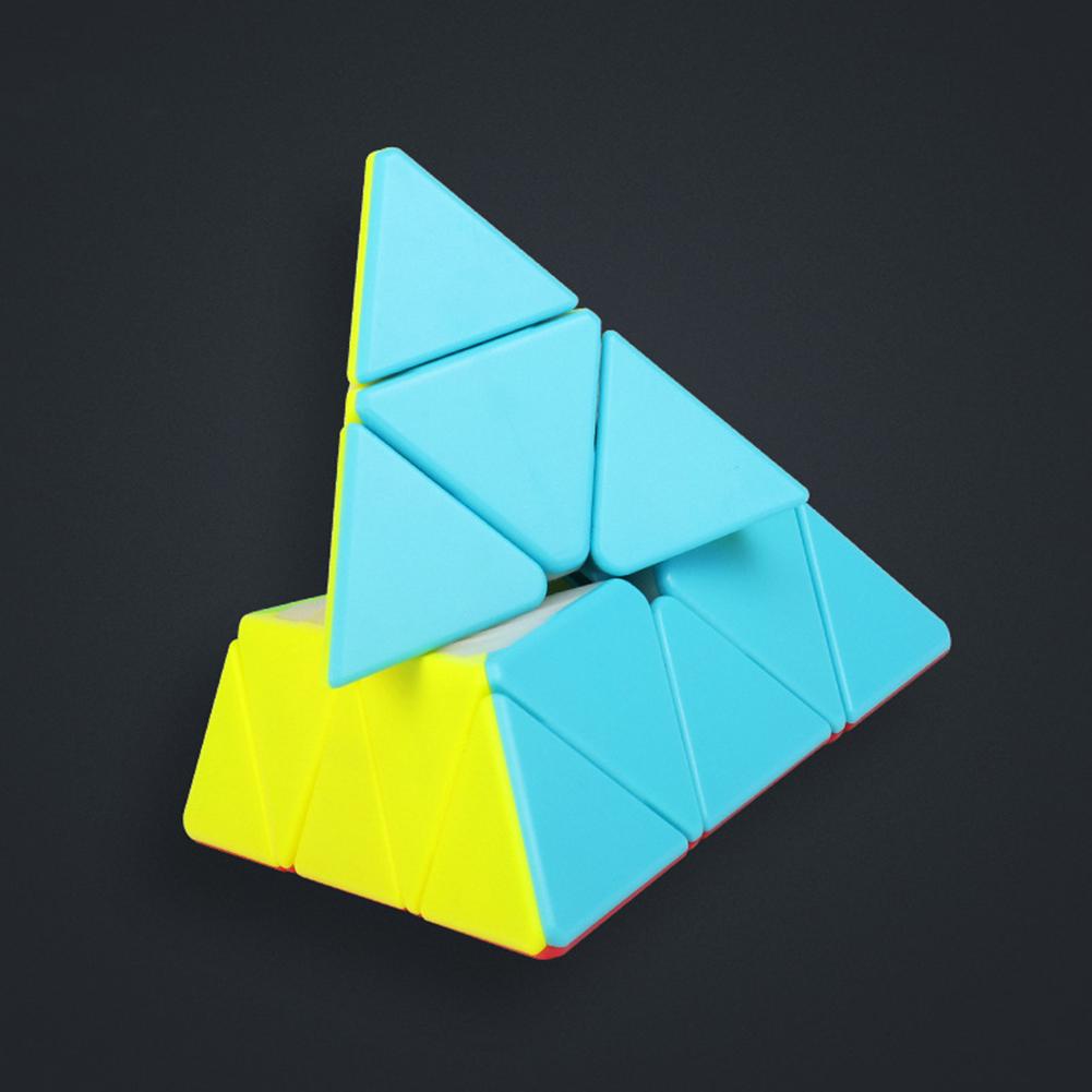 Kunststoff S2 Pyramide Geschwindigkeitswürfel 3x3x3 Dreieck Würfel Puzzle Zauberwürfel Puzzle Spielzeug