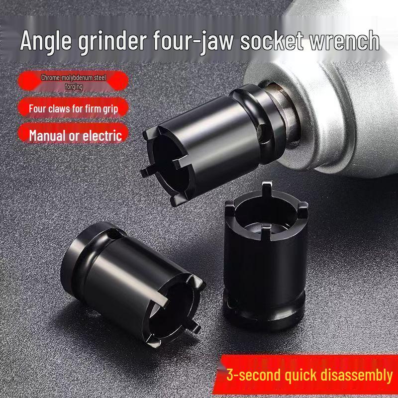 Four-Claw Angle Grinder Sleeve Wrench Disassembly Tool