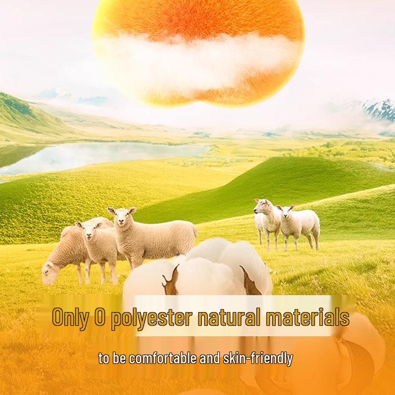 Men's Fleece-Lined Thermal Cashmere Silk Base Layer Set