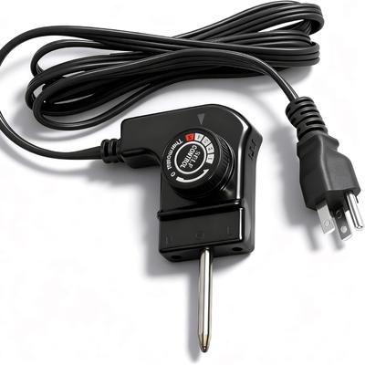 Masterbuilt, Hamilton Beach, Chefman, Presto, Cuisinart Fondü Tenceresi için Elektrikli Tava Kablosu Değişimi, 15A/125V Ayarlanabilir Termostat Prob Kablosu, Termostat