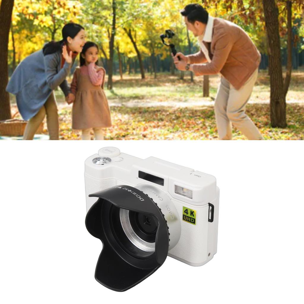 Smart Digital Camera Anti Shake 3inch Screen Auto Face Beautifying Function 52mm Interface 16x Zoom 48MP 4K HD Digital Camera