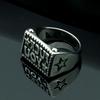 2026 Jewelry, Personality Trend Men's Fake Oil Alphabet Ring Jewelry