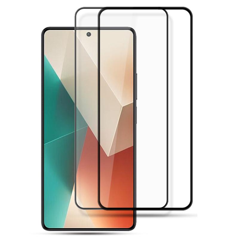 

AMORUS 2 шт. Для Xiaomi Redmi Note 13 5G Захисна плівка Шовкографія Загартоване скло Захисна плівка для екрана із захистом від відбитків пальців Black