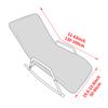 1Pc Striped Rocking Chair Cover Elastic Recliner Cover Balcony Sleeping Room Rocking Chair Protective Covers Chairs Seat Cushion
