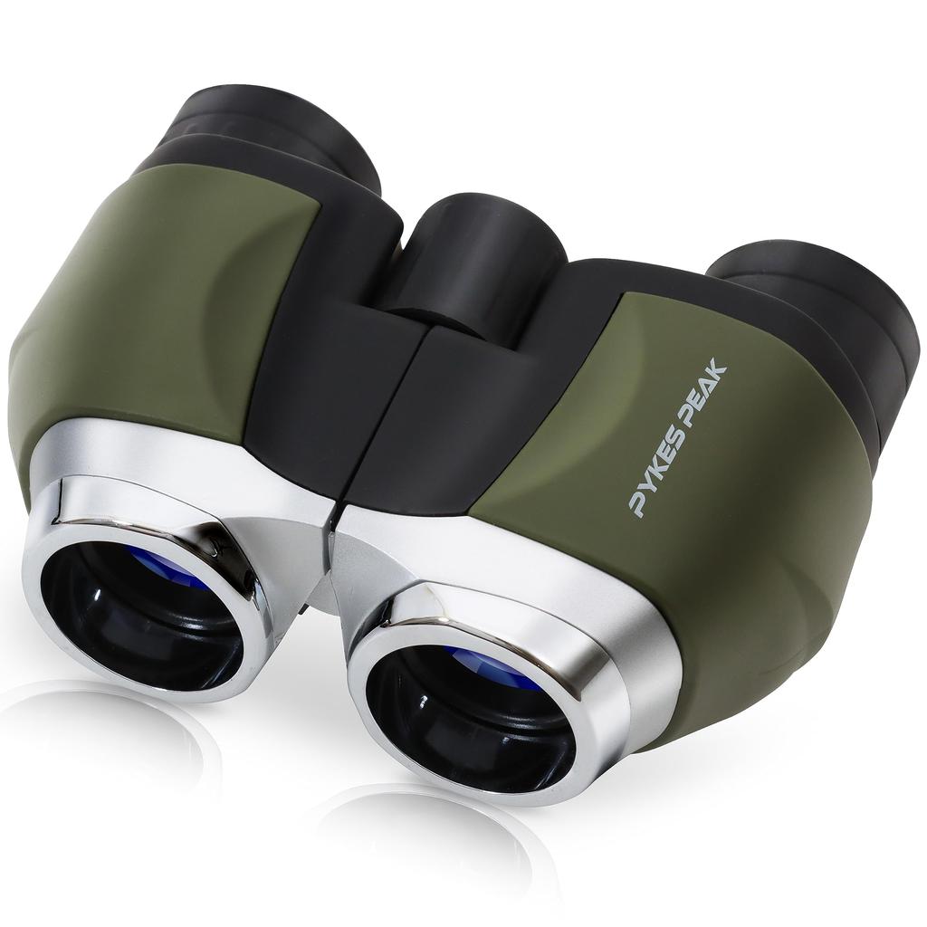 PYKES PEAK Binoculars for Live 10x Lightweight and Compact High Perfect for and Outdoor Activities Performances, Magnification, (175g), Magnification,