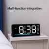 LED Display Clock Travel Sized Kids Room Nightlight Clock Quiet Bedroom Digital Clocks Perfect For Dorms Hotel