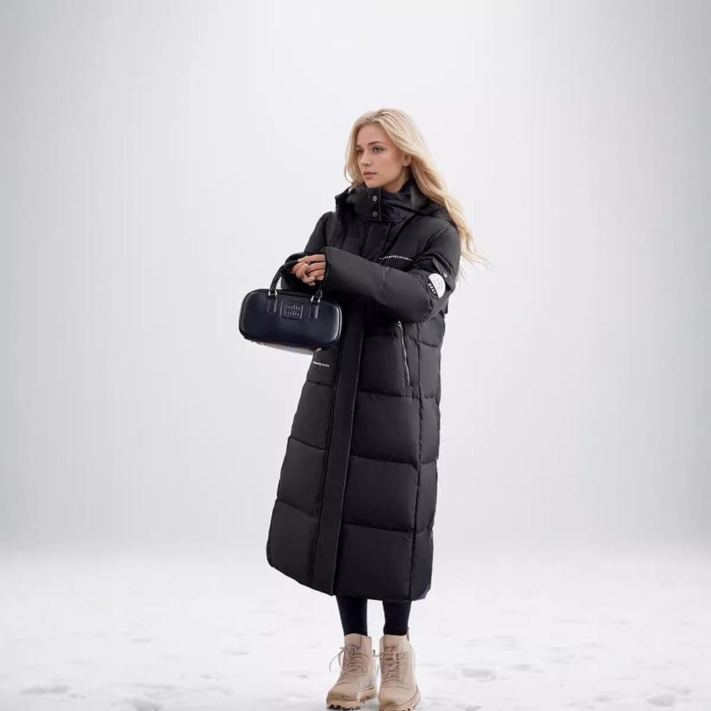 GMXIA Damskie kurtki i płaszcze w stylu vintage casual w jednolitym kolorze, jesień/zima, długi rękaw, z kapturem