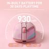 DAREU A950 Gaming RGB Lade-Ständer 12000 Technische Standards Genehmigte Maus, Rosa, Niedlich, Kabellos, Symmetrisch, Leicht, USB/2,4GHz/Bluetooth,
