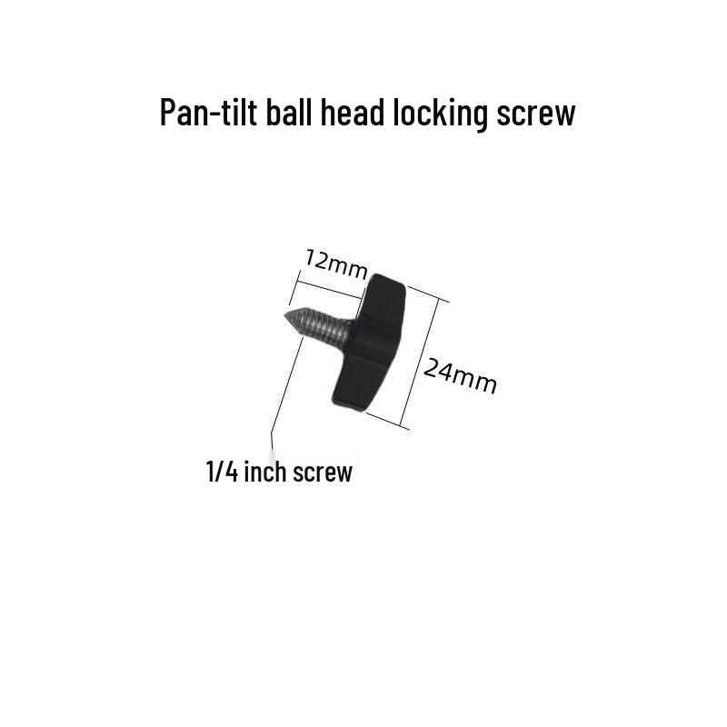 

Live Broadcast Bracket Tripod Accessories: Rubber Head Screw & M5 Hand-Tightening Handle.