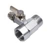 Copper Ball Valve Three-way With Live Joints Two-way Switch Water Pipe Diverter Tap Washing Machine Access
