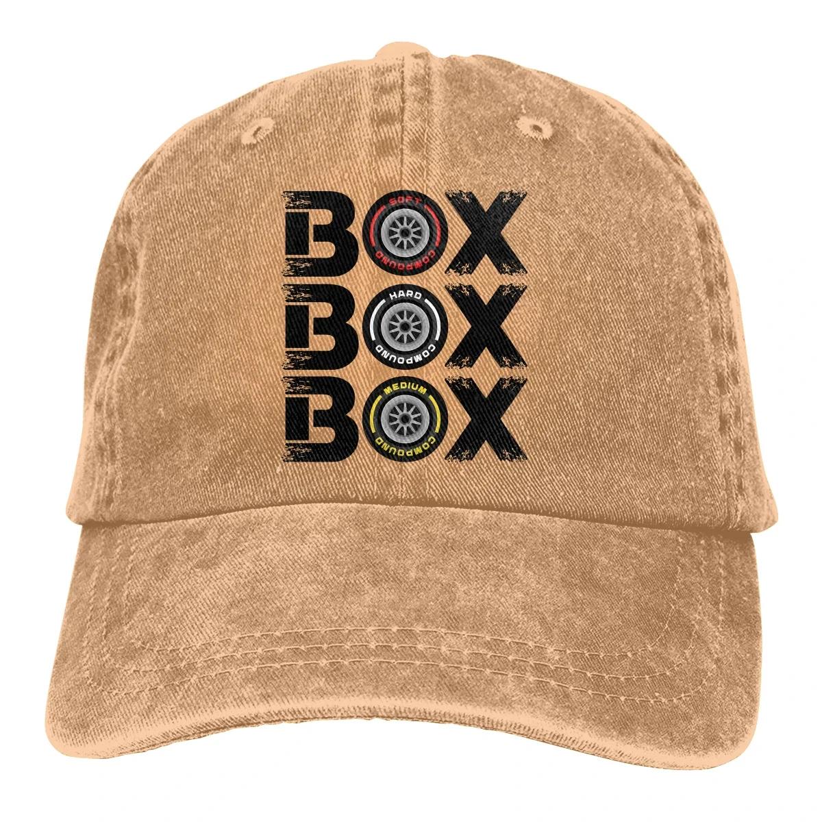

Box Box Box F1 Tyre Compound V2 Baseball Cap Men Formula 1 F1 Caps colors Women Summer Snapback Caps One Size хакі