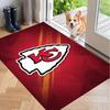 Soft Floor Carpet Kansas City Chiefs Pattern Area Rug Decorative Mat For Home Room Decoration