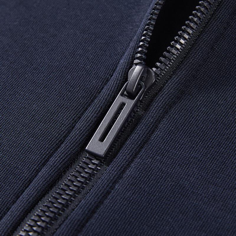 MONTAGUT Men's Stand Collar Windproof Full-Zip Sweatshirt