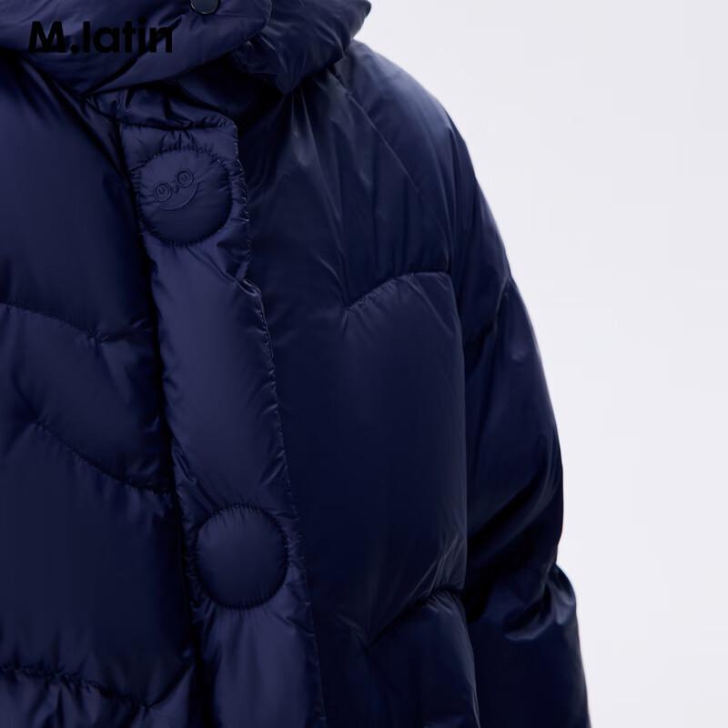 M.Latin Girls' Mid-Length Goose Down Jacket